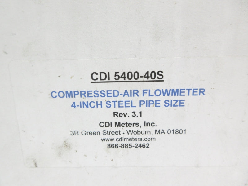 CDI METERS CDI5400-40S (AS PICTURED) 4" NSMP