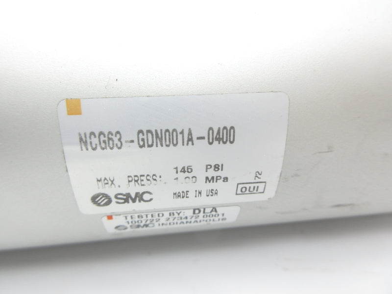 SMC NCG63-GDN001A-0400 145PSI UNMP