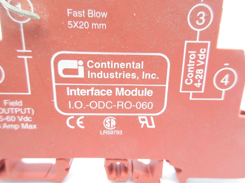CONTINENTAL INDUSTRIES I.O.-ODC-RO-060 4-28VDC UNMP