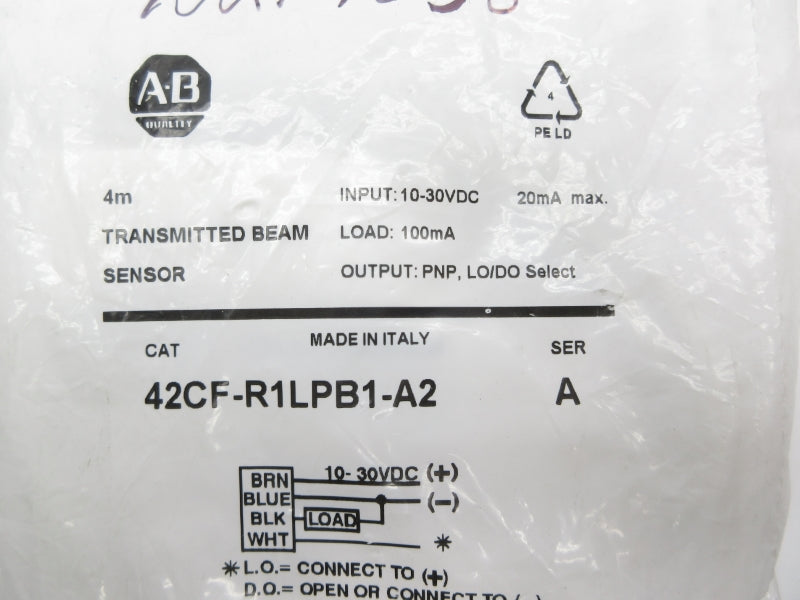 ALLEN BRADLEY 42CF-R1LPB1-A2 SER. A 10-30VDC NSMP