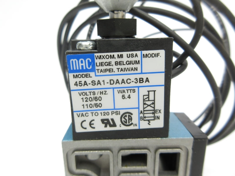 MAC 45A-SA1-DAAC-3BA 110/120V 120PSI NSNP