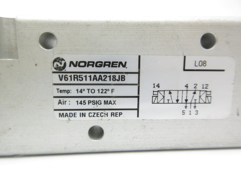 NORGREN V61R511AA218JB 110/120V 145PSI NSNP