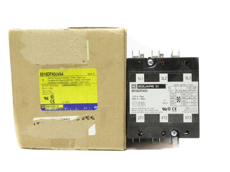SQUARE D 8910DPA93V04 SER. A 277V 120A NSMP