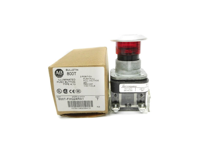 ALLEN BRADLEY 800T-FXQ24RA1 SER. T 24VAC/DC (BR/WH) NSMP