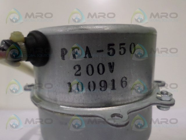 AKAMATSU ELECTRIC PFA-550 MOTOR (MISSING ACCESSORIES) *NEW NO BOX*
