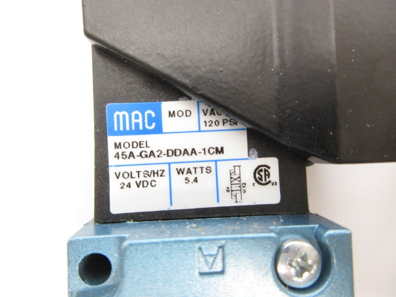 MAC 45A-GA2-DDAA-1CM 24VDC 120PSI NSNP