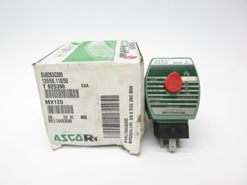 ASCO SU8263G305 110/120V 110PSI 3/8" NSMP