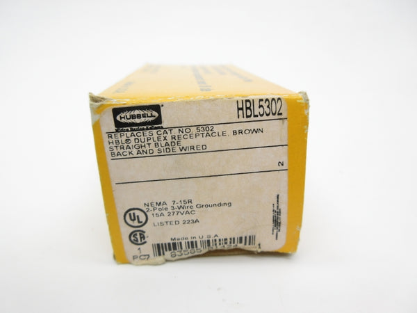 HUBBELL HBL5302 277VAC 15A NSMP