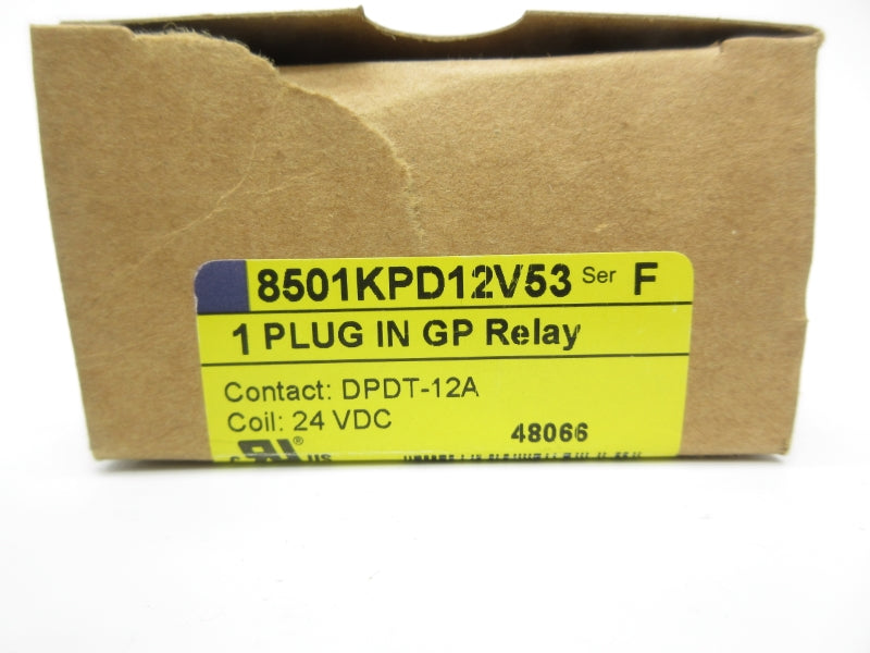 SQUARE D 8501KPD12V53 SER. F 24VDC 12A NSMP