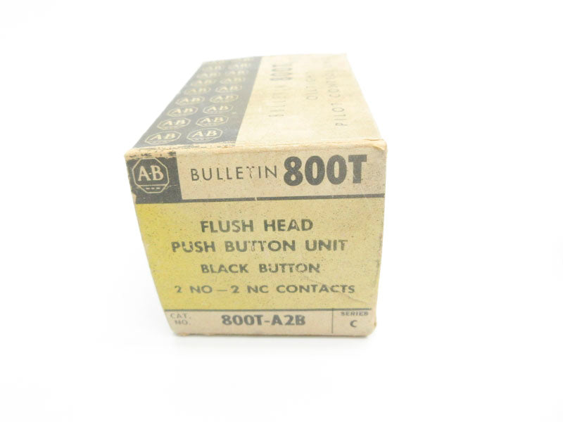 ALLEN BRADLEY 800T-A2B SER. C (BK/YL) NSMP