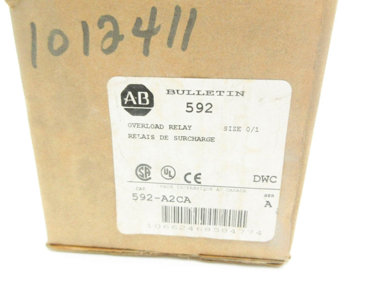 ALLEN BRADLEY 592-A2CA SER. A 0.32-1.0A (BR/WH) NSMP