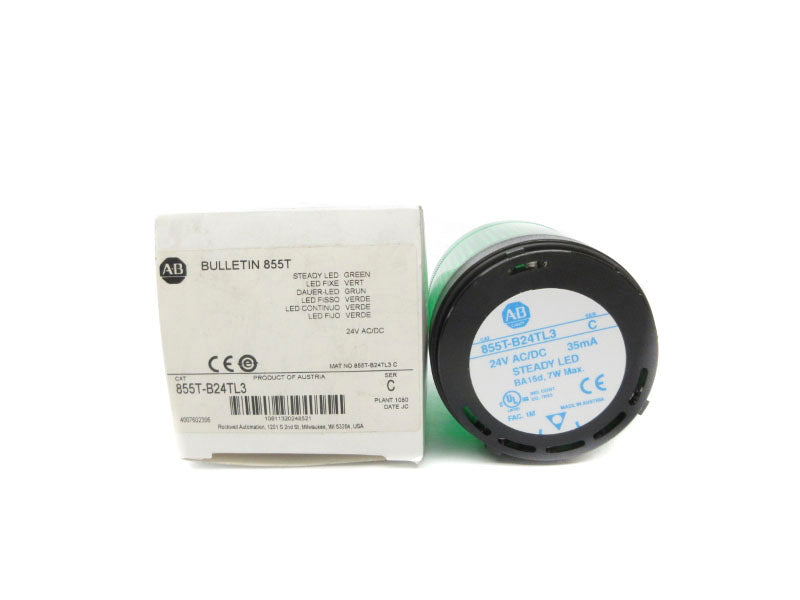 ALLEN BRADLEY 855T-B24TL3 SER. C 24VAC/DC (WH) NSMP