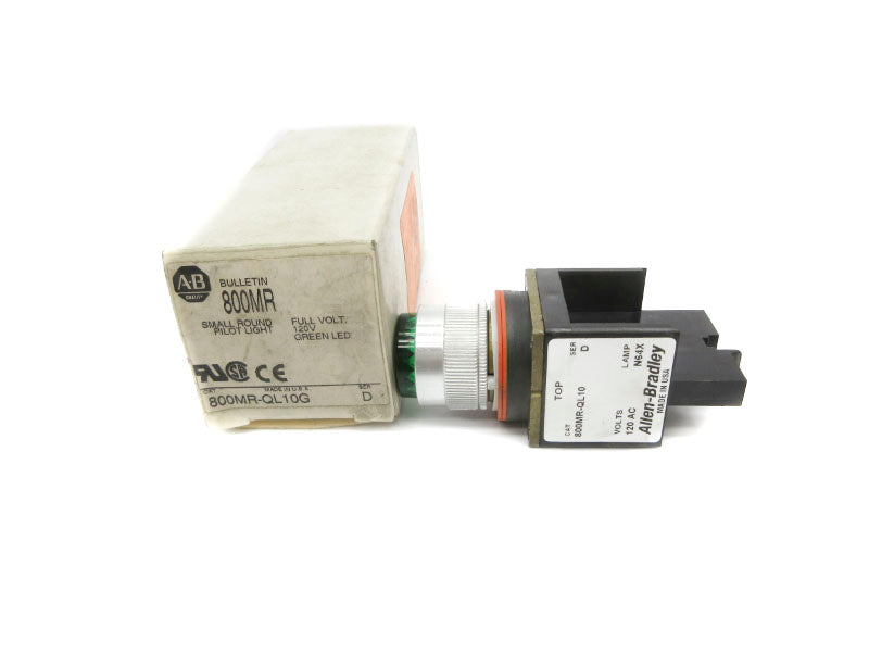 ALLEN BRADLEY 800MR-QL10G SER. D 120VAC (WH) NSMP