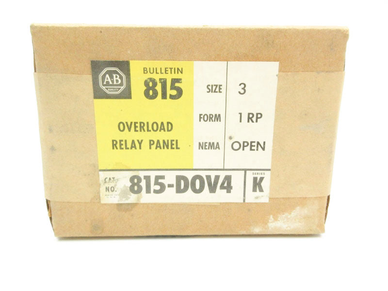 ALLEN BRADLEY 815-DOV4 SER. K (BR/YL) NSFS
