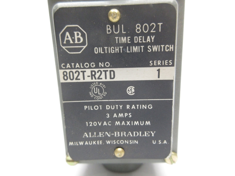 ALLEN BRADLEY 802T-R2TD SER. 1 120VAC 3A NSNP
