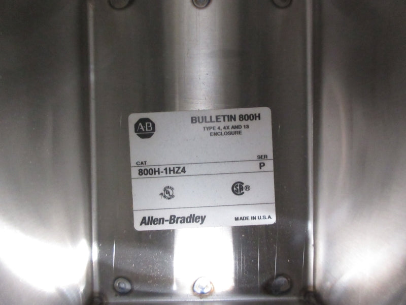 ALLEN BRADLEY 800H-1HZ4 SER. P NSNP