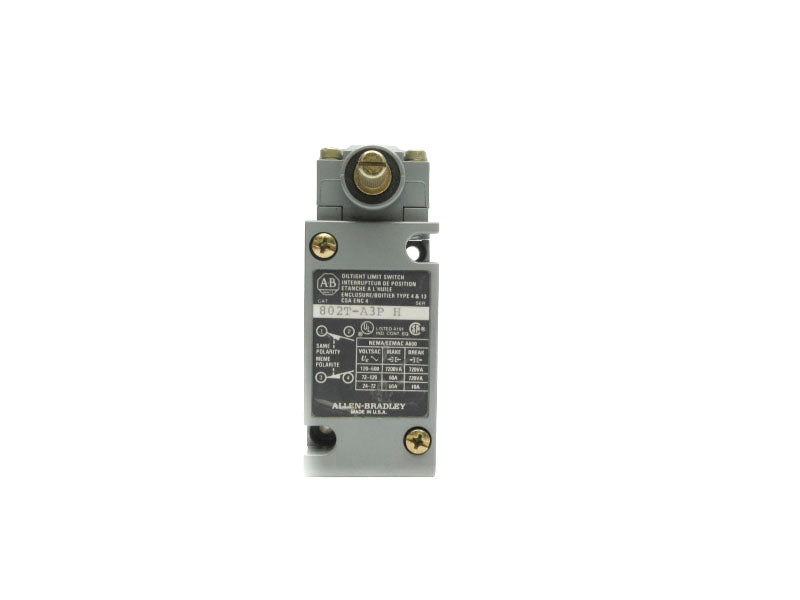 ALLEN BRADLEY 802T-A3P SER. H 120-600VAC 60A NSNP
