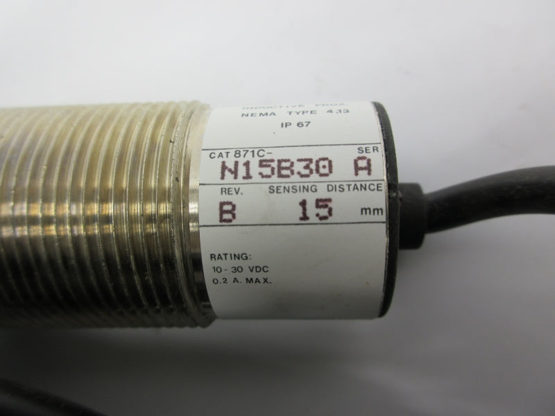 ALLEN BRADLEY 871C-N15B30 SER. A 10-30VDC NSNP