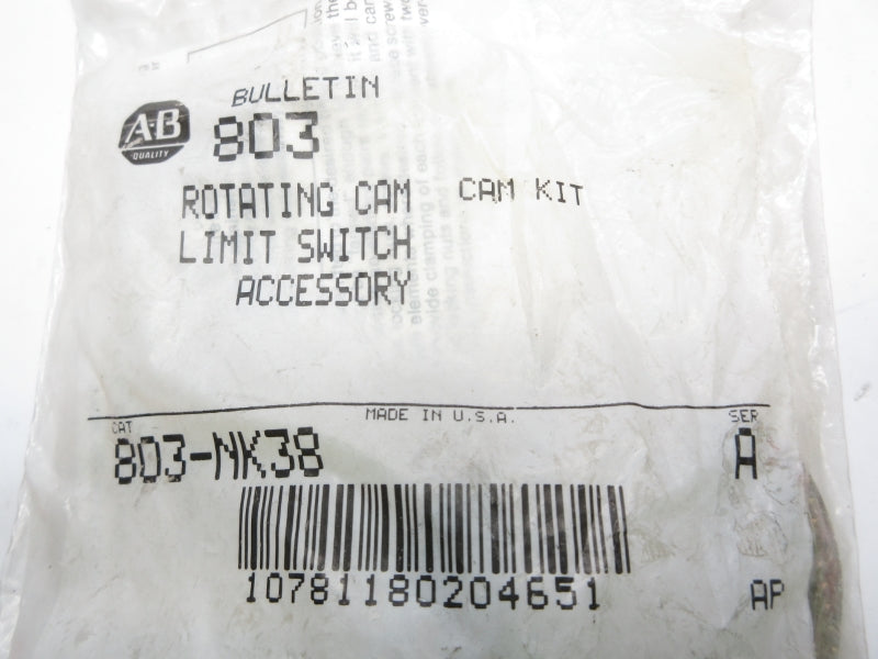 ALLEN BRADLEY 803-NK38 SER. A NSMP