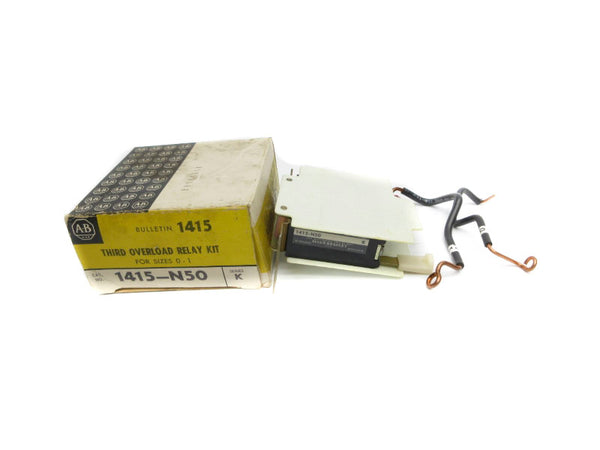 ALLEN BRADLEY 1415-N50 SER. K 600VAC (BK/YL) NSMP