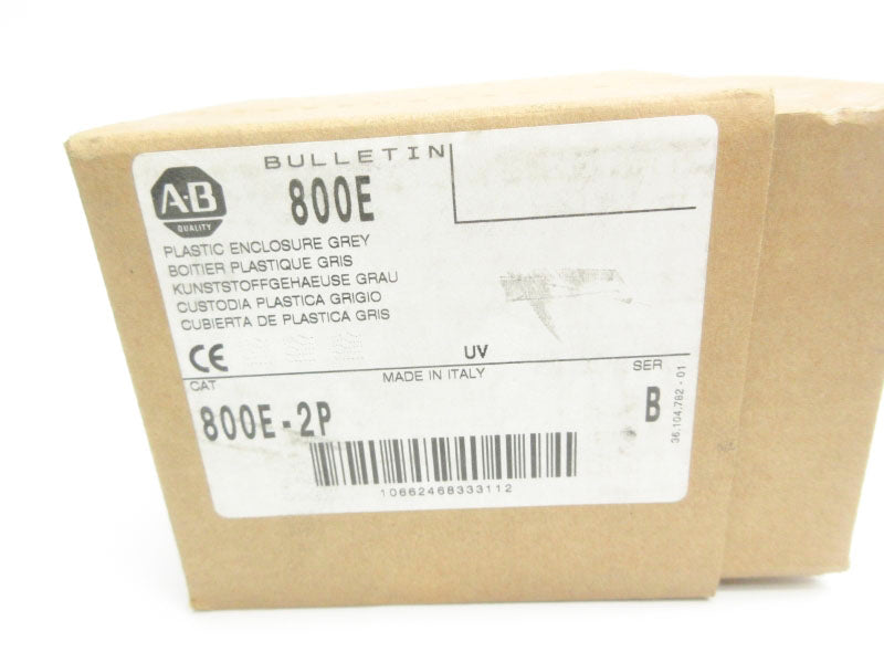 ALLEN BRADLEY 800E-2P SER. B (BR/WH) NSMP