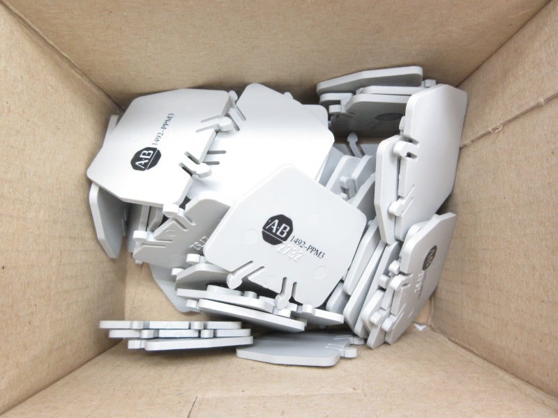 ALLEN BRADLEY 1492-PPM3 SER. A (PKG OF 50) (BR/WH) NSMP