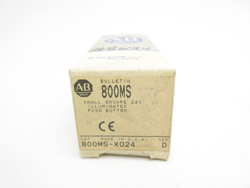 ALLEN BRADLEY 800MS-X024 SER. D 24V (GY/BL) NSMP