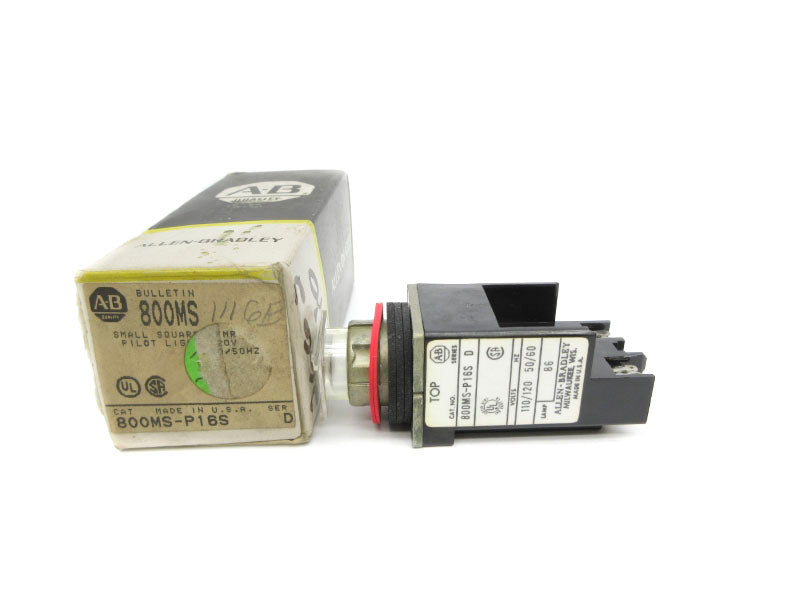 ALLEN BRADLEY 800MS-P16S SER. D 120V (BK/YL) NSMP