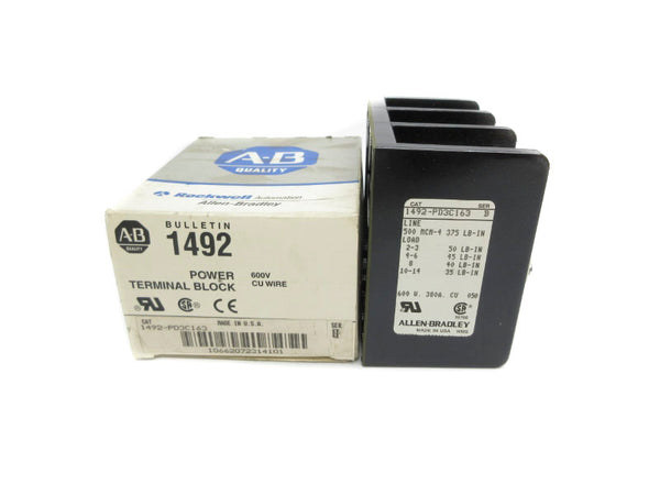 ALLEN BRADLEY 1492-PD3C163 SER. B 600V 380A (GY/BL) NSMP