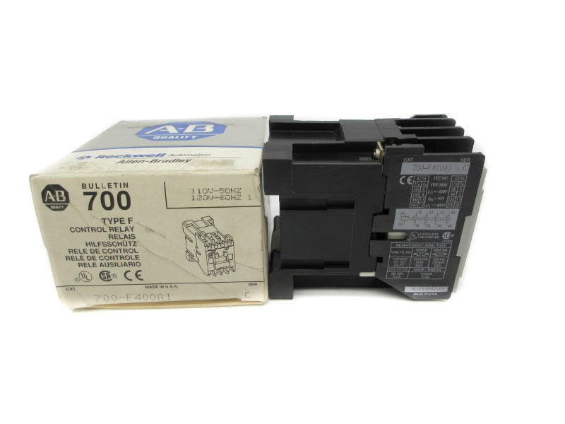 ALLEN BRADLEY 700-F400A1 SER. C 110/120V 10A (GY/BL) NSMP