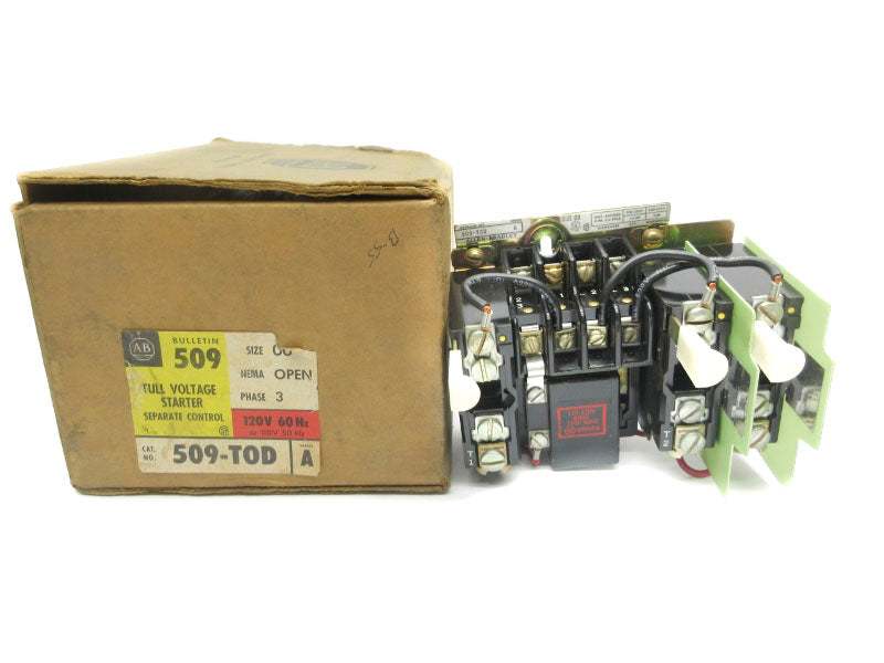 ALLEN BRADLEY 509-TOD SER. A 120V (BR/YL) NSMP