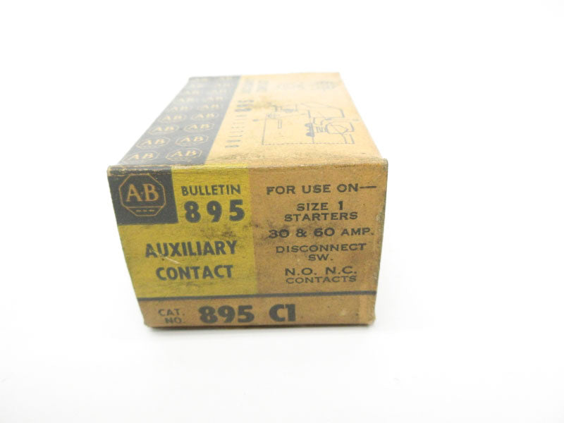 ALLEN BRADLEY 895-C1 30-60A (BK/YL) NSMP