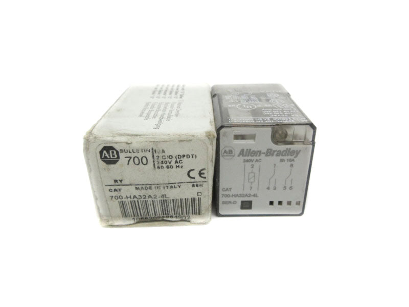 ALLEN BRADLEY 700-HA32A2-4L SER. D 240VAC 10A (WH) NSMP