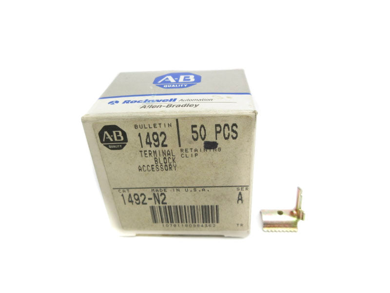 ALLEN BRADLEY 1492-N2 SER. A (PKG OF 50) (GY/BL) NSMP