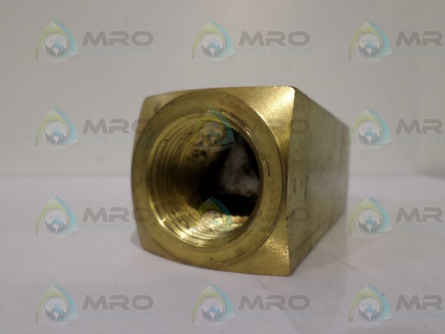 PARKER C1600S BRASS HYDRAULIC CHECK VALVE *USED*