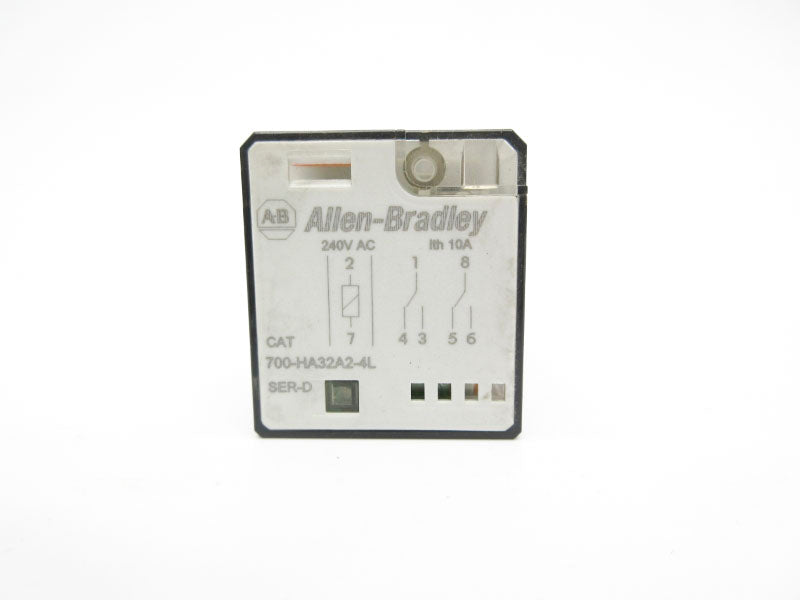 ALLEN BRADLEY 700-HA32A2-4L SER. D 240VAC 10A UNMP