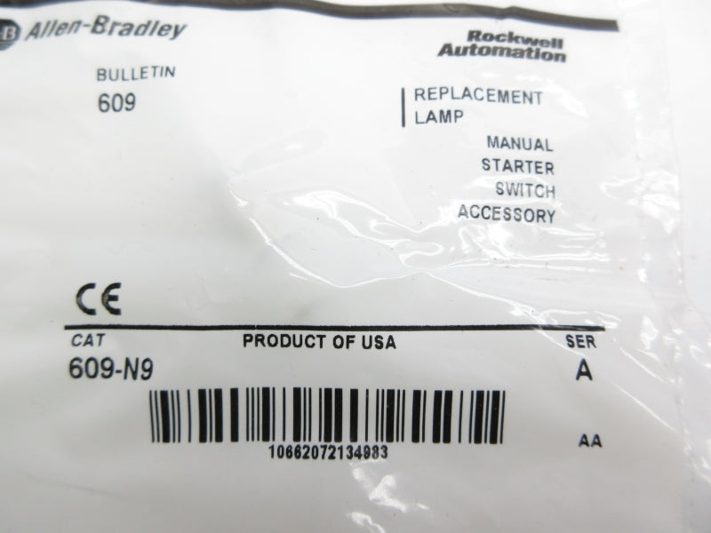 ALLEN BRADLEY 609-N9 SER. A NSMP