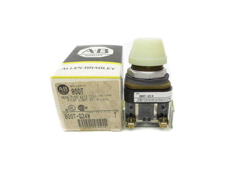 ALLEN BRADLEY 800T-Q24W SER. T 24V (BK/YL) NSMP