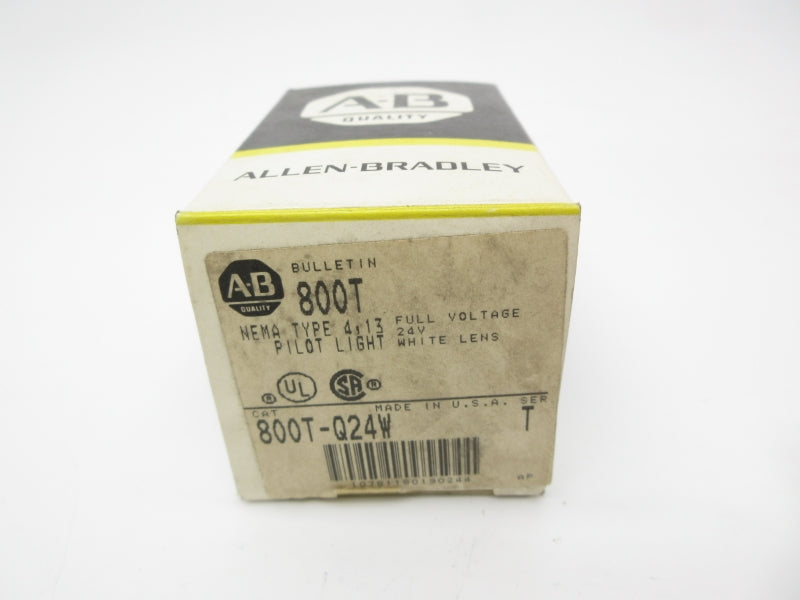 ALLEN BRADLEY 800T-Q24W SER. T 24V (BK/YL) NSMP