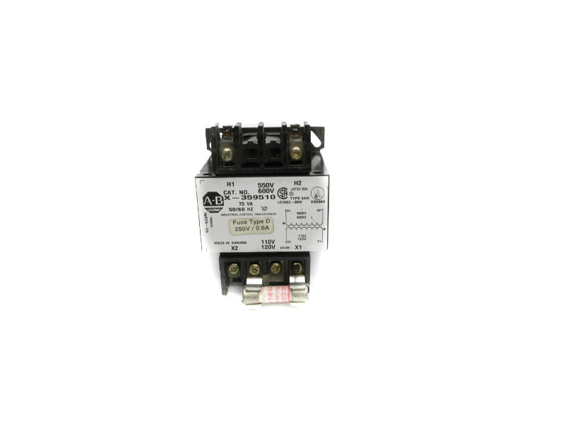 ALLEN BRADLEY X-359510 110/120V 75VA NSNP