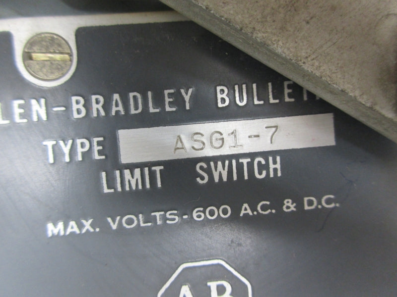 ALLEN BRADLEY ASG1-7 600VAC/DC NSNP