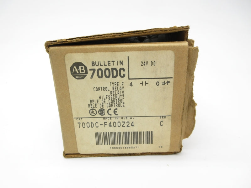 ALLEN BRADLEY 700DC-F400Z24 SER. C 24VDC 60A (BR/WH) NSMP