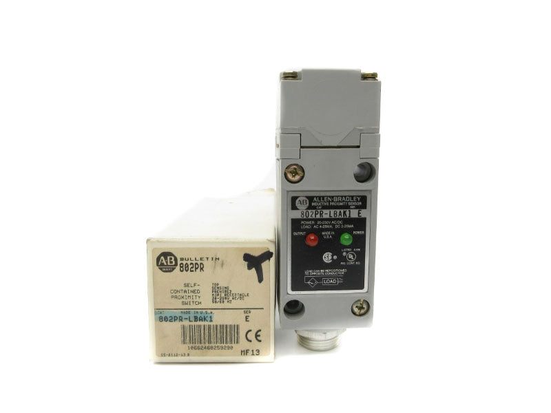 ALLEN BRADLEY 802PR-LBAK1 SER. E 20-250VAC/DC (WH) NSMP
