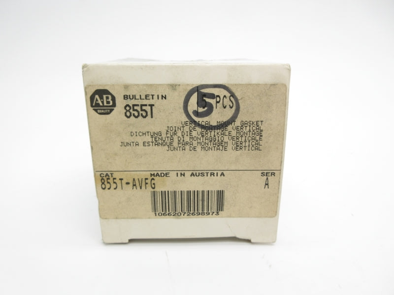 ALLEN BRADLEY 855T-AVFG SER. A (PKG OF 5) (GY/BL) NSMP
