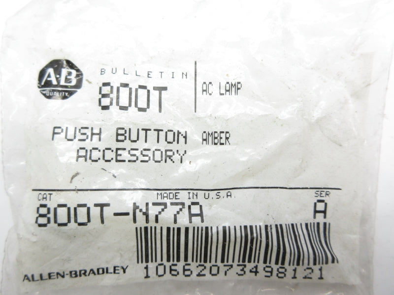 ALLEN BRADLEY 800T-N77A SER. A NSMP