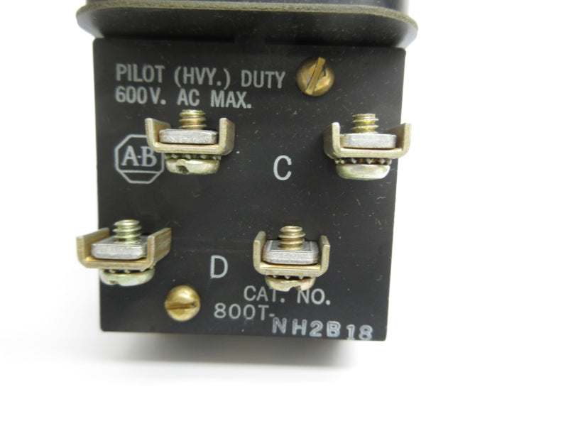 ALLEN BRADLEY 800T-NH2B18 600VAC NSNP