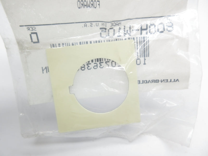 ALLEN BRADLEY 800H-W105 SER. D NSMP