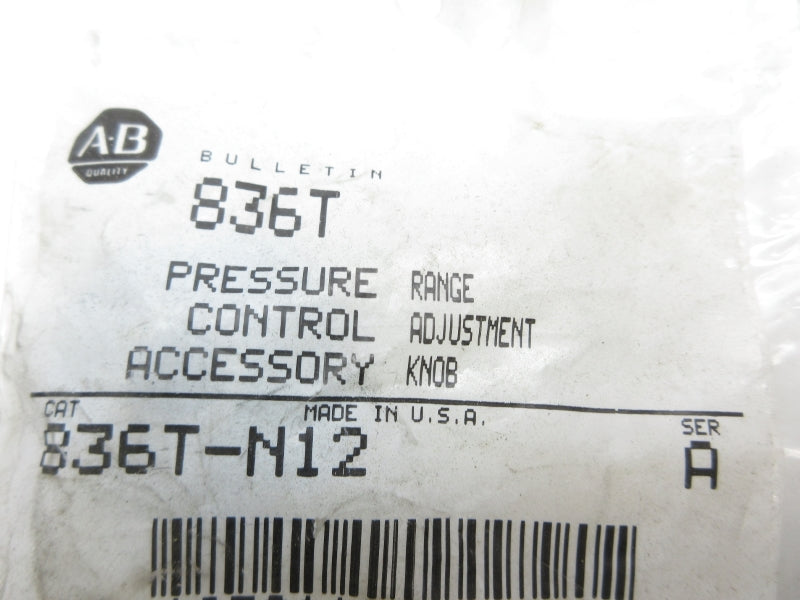 ALLEN BRADLEY 836T-N12 SER. A NSMP