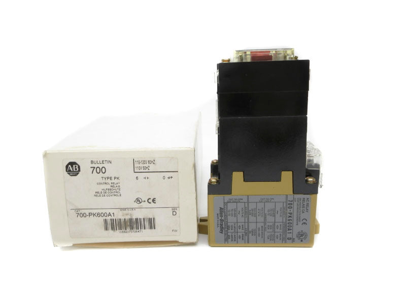 ALLEN BRADLEY 700-PK600A1 SER. D 120V 60A (WH) NSMP