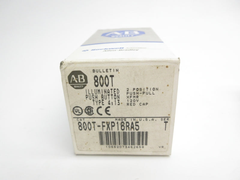 ALLEN BRADLEY 800T-FXP16RA5 SER. T 120V (GY/BL) NSMP